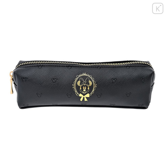 Japan Disney Store Pen Case with Embossed Icon - Minnie - 1