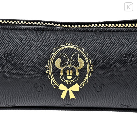 Japan Disney Store Pen Case with Embossed Icon - Minnie - 4