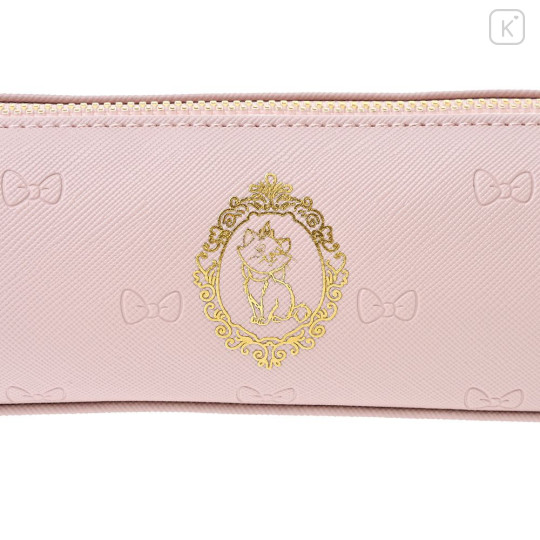 Japan Disney Store Pen Case with Embossed Icon - Marie - 4