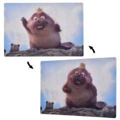 Japan Disney Store Lenticular Postcard - Zootopia King George : When I Become a Beaver