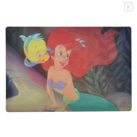 Japan Disney Store Lenticular Postcard - Ariel & Flounder : Whispering Under the Sea - 2
