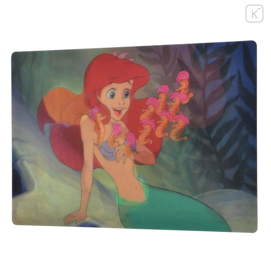 Japan Disney Store Lenticular Postcard - Ariel & Flounder : Whispering Under the Sea - 4