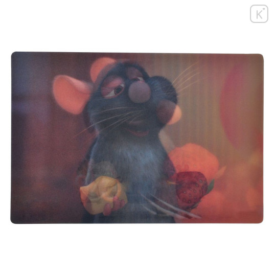Japan Disney Store Lenticular Postcard - Ratatouille Remy : Strawberries and Cheese - 3
