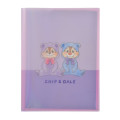 Japan Disney Store 2 Pockets A4 Clear File - Chip & Dale : Hologram - 1
