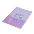 Japan Disney Store 2 Pockets A4 Clear File - Chip & Dale : Hologram - 4