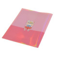 Japan Disney Store 2 Pockets A4 Clear File - Chip & Dale : Hologram - 5