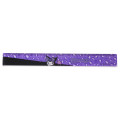 Japan Sanrio 17cm Ruler - Kuromi : Gal Art Big Ribbon Leopard - 1