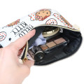 Japan Sanrio Cosmetic Pouch - Hello Kitty : Canvas Tan Sunburned Swimsuit Beach - 3
