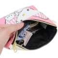 Japan Sanrio Cosmetic Pouch - Charmmy Kitty : Canvas Rose Pink - 3