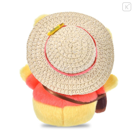 Japan Disney Store Urupocha-chan Plush - Pooh : Straw Hat - 4