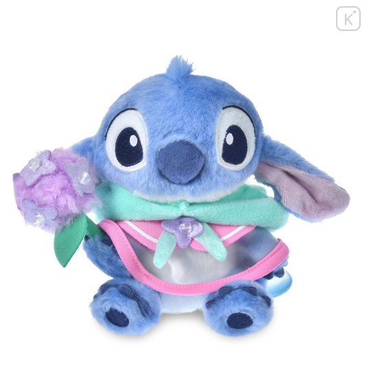 Japan Disney Store Plush Keychain - Stitch : Enjoy Rain - 4
