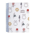 Japan Miffy A6 Ring Notebook - Flower Bloom - 1