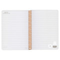 Japan Miffy A6 Ring Notebook - Flower Navy - 2