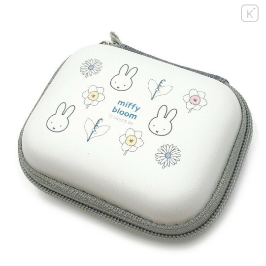 Japan Miffy Compact Gadget Pouch - Flower Bloom - 1