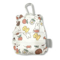 Japan Miffy Mini Pouch with Carabiner - Backpack Style White - 1