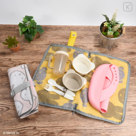 Japan Miffy Absorbent Pouch for Umbrella & Water Bottle - Pink Grey - 5