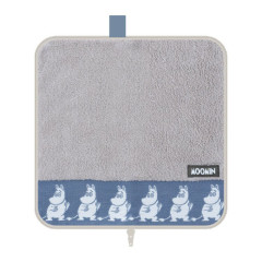 Japan Moomin Absorbent Pouch for Umbrella & Water Bottle Insulated Zippered Towel - Moomintroll : Gray