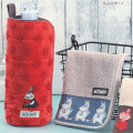 Japan Moomin Absorbent Pouch for Umbrella & Water Bottle Insulated Zippered Towel - Moomintroll : Gray - 2