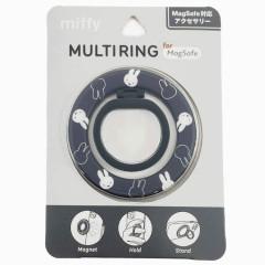 Japan Miffy MagSafe Multi Ring - Face Black