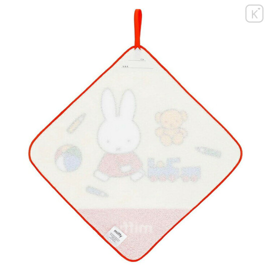 Japan Miffy Hand Towel with Loop - Friends Adventure Together - 2