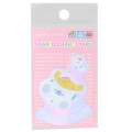 Japan Sanrio Vinyl Hologram Sticker - Pompompurin : Astronaut - 1