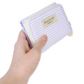 Japan Peanuts Mini Trifold Wallet - Snoopy : Gingham Light Purple - 2