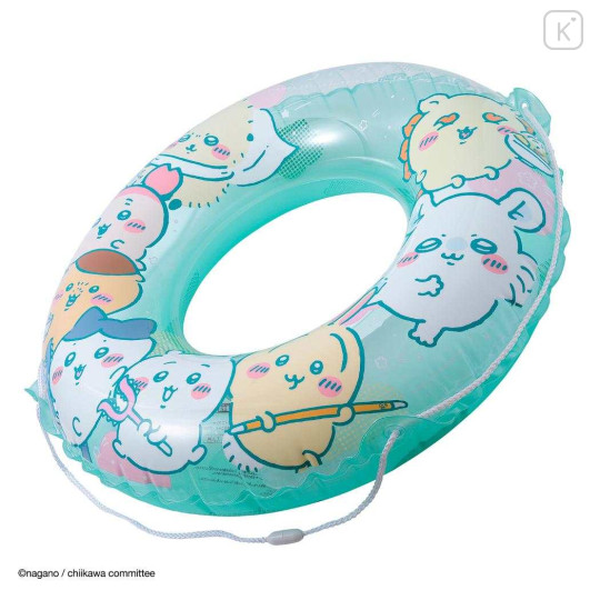 Japan Chiikawa 90cm Swim Floating Ring - Chiikawa : Characters Ocean Green - 3