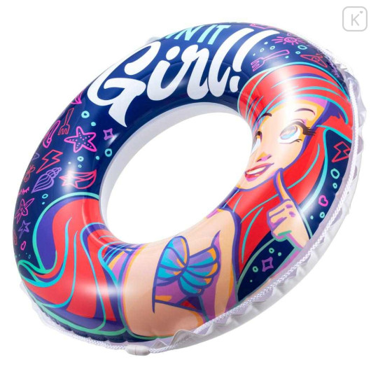Japan Disney 90cm Swim Floating Ring - The Little Mermaid : Navy - 2