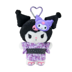 Japan Sanrio Original Mascot Holder - Kuromi : Summer Sparkle Festival