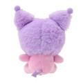 Japan Sanrio Mascot Holder Bag Charm - Kuromi : Baby Ribbon Fluffy - 3