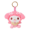 Japan Sanrio Mascot Holder Bag Charm - My Melody : Baby Ribbon Fluffy - 1