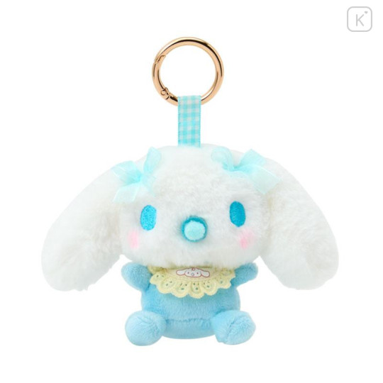 Japan Sanrio Mascot Holder Bag Charm - Cinnamoroll : Baby Ribbon Fluffy - 1