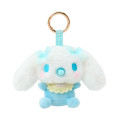 Japan Sanrio Mascot Holder Bag Charm - Cinnamoroll : Baby Ribbon Fluffy - 1