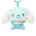Japan Sanrio Mascot Holder Bag Charm - Cinnamoroll : Baby Ribbon Fluffy - 2