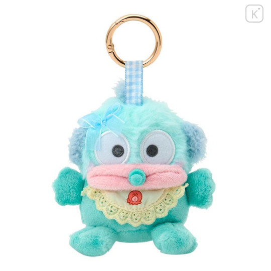 Japan Sanrio Mascot Holder Bag Charm - Hangyodon : Baby Ribbon Fluffy - 1