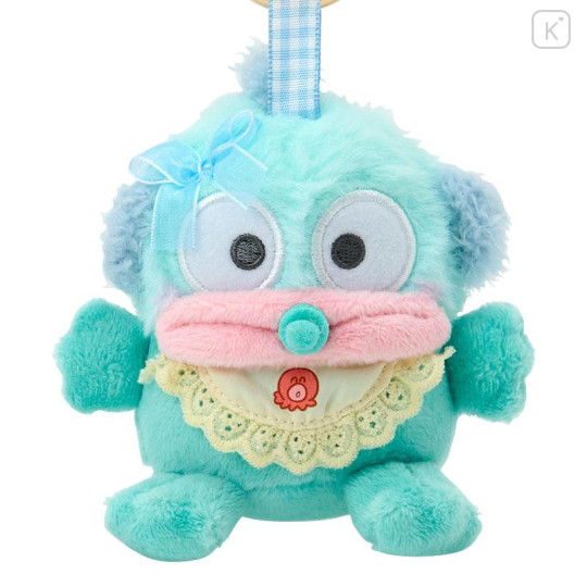 Japan Sanrio Mascot Holder Bag Charm - Hangyodon : Baby Ribbon Fluffy - 2