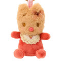 Japan Sanrio Mascot Holder Bag Charm - Marroncream : Baby Ribbon Fluffy - 2