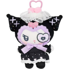 Japan Sanrio Mascot Holder - Kuromi : Dreamy Sweets Ghost House