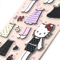 Japan Sanrio Dress-Up Sticker - Hello Kitty : Light Pink - 2