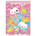 Japan Kamio A6 Notepad - Happy March Cat & Rabbit : Heisei Retro Strawberry Party - 1