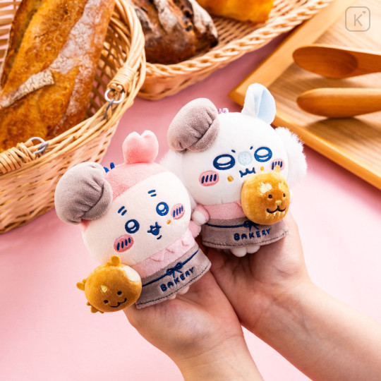 Japan Chiikawa Mascot Holder - Momonga : Chiikawa Bakery Staff - 4