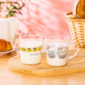 Japan Chiikawa Heat-Resistant Glass Mug - Chiikawa : Chiikawa Bakery Bread Lover Characters Face - 4