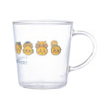Japan Chiikawa Heat-Resistant Glass Mug - Chiikawa : Chiikawa Bakery Bread Lover Characters Face - 5