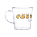 Japan Chiikawa Heat-Resistant Glass Mug - Chiikawa : Chiikawa Bakery Bread Lover Characters Face - 7