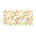 Japan Mofusand Hibiya Kadan Desk Mat - Flower Cat Spring Yellow - 1