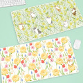 Japan Mofusand Hibiya Kadan Desk Mat - Flower Cat Spring Yellow - 3