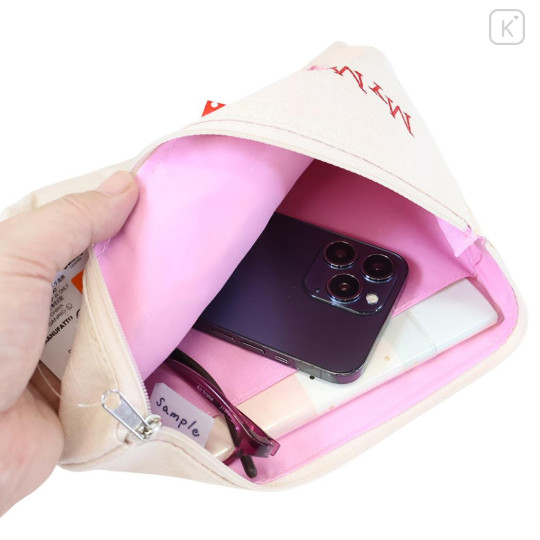 Japan Sanrio Sagara Embroidery Cosmetic Pouch - My Melody : Shortcake - 3