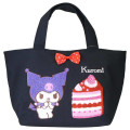 Japan Sanrio Sagara Embroidery Lunch Bag - Kuromi : Shortcake - 1