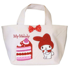Japan Sanrio Sagara Embroidery Lunch Bag - My Melody : Shortcake