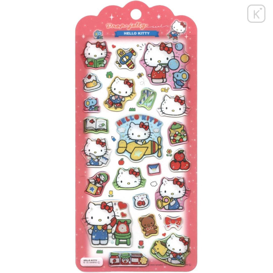 Japan Sanrio Drop Jelly Seal - Hello Kitty : Red - 1